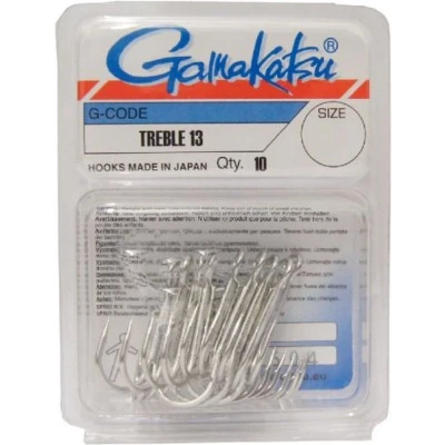 Afbeelding van Gamakatsu Treble 13 Nickel #1 Dreggen