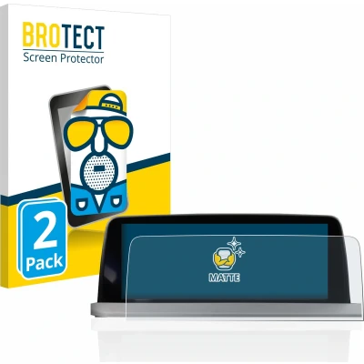 Afbeelding van BROTECT Screenprotector voor BMW X3 G01 2017 2021 Infotainment System 10.2&quot; Folie Beschermfolie matte (2 Stuks)