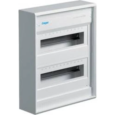 Afbeelding van Hager VA24CN Distributiekast Opbouw (op muur) Aantal groepen: 24 rijen: 2 Inhoud: 1 stuk(s)