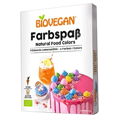 Afbeelding van BioVegan Natuurlijke Kleurpoeder Biologisch 6 kleuren (6x8g)