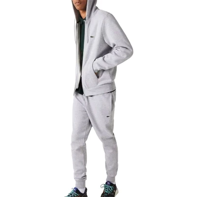 Afbeelding van Lacoste Sport Tracksuit Hodded Trainingspak, Heren, Maat: XXL, Silver chine