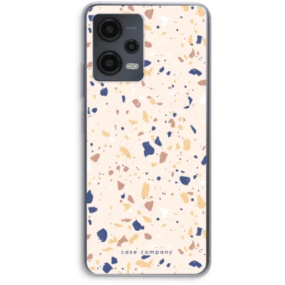 Afbeelding van Case Company® hoesje geschikt voor Xiaomi Redmi Note 12 Terrazzo N23 Soft Cover Telefoonhoesje Bescherming aan alle Kanten en Schermrand