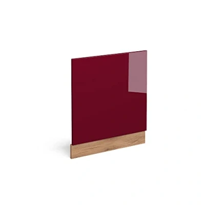 Afbeelding van Vicco Frontpaneel R Line, Bordeauxrode hoogglans/Krachtige eik goud, 45 cm , WB Marmer