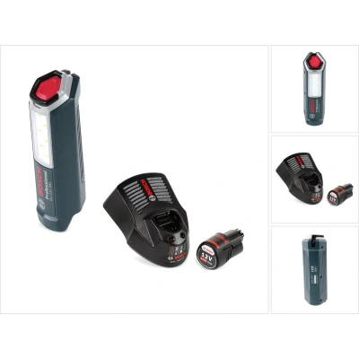 Afbeelding van Bosch Professional GLI 12V 300 acculamp + 1x GBA 12 V 3,0 Ah accu GAL 1230 oplader