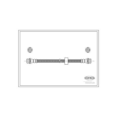 Afbeelding van CORTECO 19033508 Remslang Achteras 300