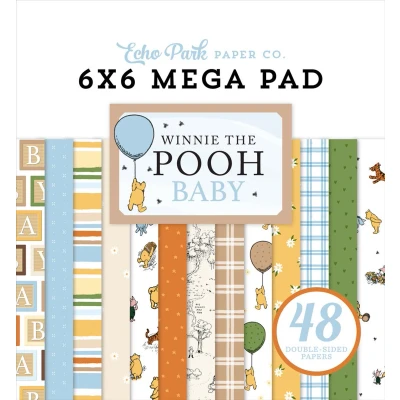 Afbeelding van Echo Park Winnie The Pooh Baby 6x6 Inch Cardmakers Mega Pad (WPB442031)