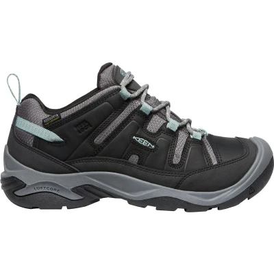 Afbeelding van Keen Circadia WP Outdoorschoenen, Dames, Maat: 38, Black/cloud blue Leer en textiel