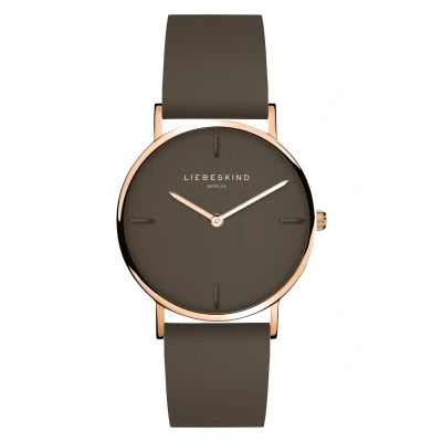 Afbeelding van Liebeskind Berlin Horloge Dark brown, Maat: One Size, brown