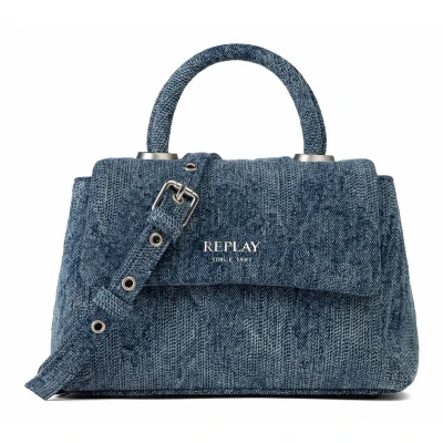 Afbeelding van Replay Handtas, Dames, Maat: One Size, Washed denim