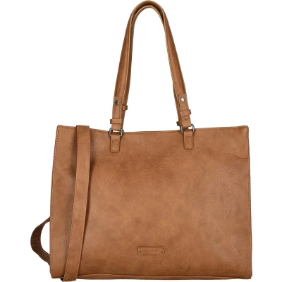 Afbeelding van Enrico Benetti Lily Handbag 15&quot; cognac