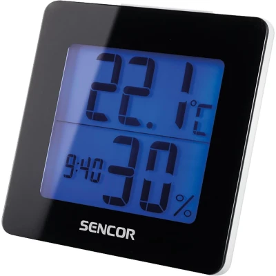 Afbeelding van Sencor SWS 1500B digitaal weerstation Batterij/Accu Zwart LCD display binnentemperatuur luchtvochtigheid