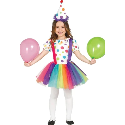 Afbeelding van Kostuum Clown jurk 7 9 jaar