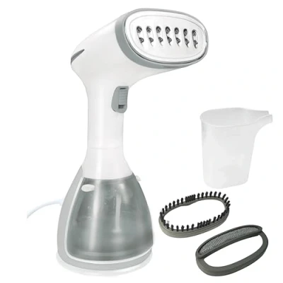 Afbeelding van Jocca Verticaal stoomstrijkijzer 1500 W 280 ml Druppelstop Reisstrijkijzer Verticale stoomborstel Mini Grijs