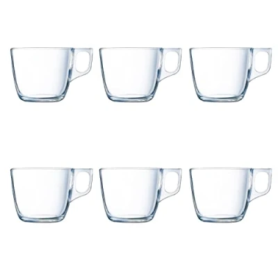 Afbeelding van Set van koffiekopjes Luminarc Nuevo Transparant Glas 220 ml 6 Onderdelen (6 pcs)