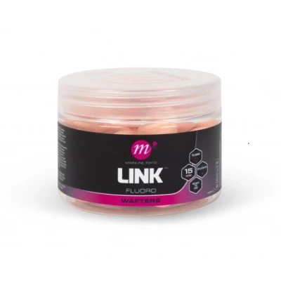 Afbeelding van Mainline Link Fluoro Wafters Pink (15mm) Hookbaits
