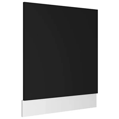 Afbeelding van Vaatwasserpaneel 59,5x3x67 cm spaanplaat zwart