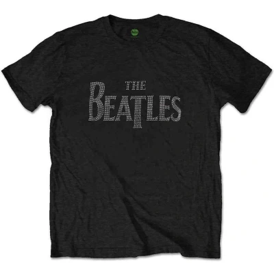 Afbeelding van The Beatles Drop T Logo Heren shirt XL Zwart
