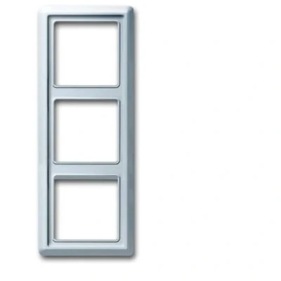 Afbeelding van ABB Busch Jaeger afdekraam 3 voudig All weather 44 aluminium (2103 33 BJ)