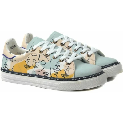 Afbeelding van GOBY Faces Sneakers Handmade