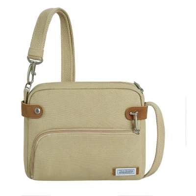 Afbeelding van Travelon Heritage Anti Diefstal Crossbody Tas Naturel