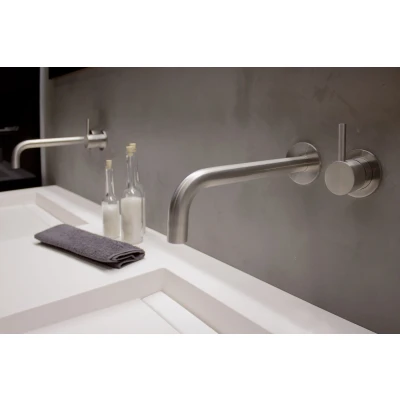 Afbeelding van Rubio Inox inbouw wandmengkraan 250 volledig RVS 1208680702