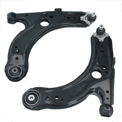 Afbeelding van GEPCO Set van 2 onderste veerarmen L+R geschikt voor Audi A3 8L VW Golf IV 1J New Beetle 1J0407151C Skoda Octavia Seat Leon Toledo