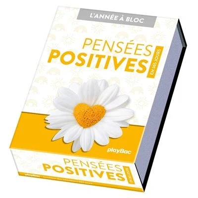 Image de Calendrier Pensées positives en 365 jours L&#039;Année à Bloc