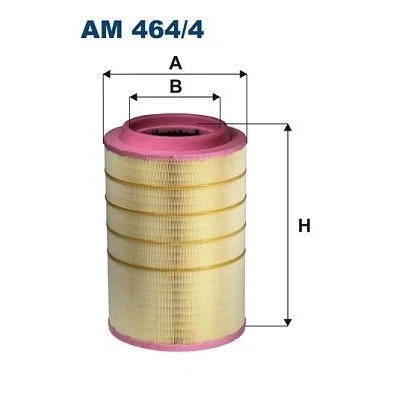 Afbeelding van FILTRON AM 464/4 Luchtfilter 419,5 267 Filter insert DAF: CF