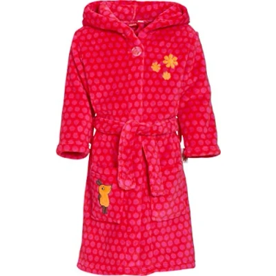 Afbeelding van Playshoes Fleece badjas De Maus Pink uniseks kinderbadjas (1 stuk), Roze (Original 900)