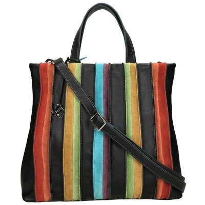 Afbeelding van MyWalit Medium Schoudertas / Crossbodytas Dames Leer Laguna Print