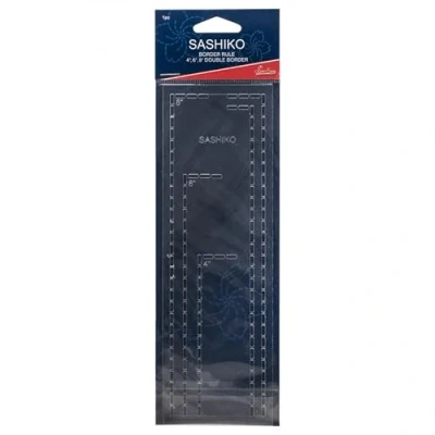 Afbeelding van Sew Easy Sashiko borduurliniaal met markeringen 10,2 cm, 15,2 20,3 cm