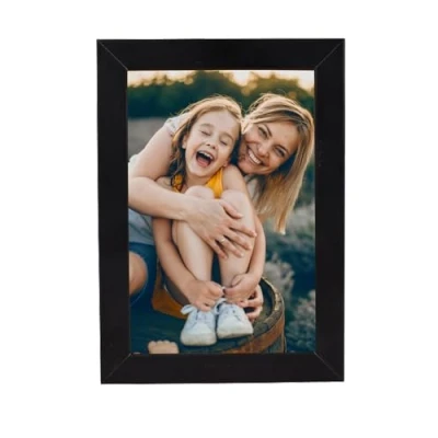 Afbeelding van BD ART Moderne MDF houten fotolijst 10 x 15 cm met plexiglas, om op te hangen aan de muur of voor kast plaatsen