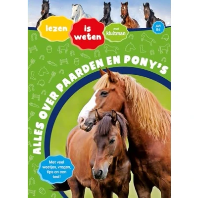 Afbeelding van Lezen is weten met Kluitman Alles over paarden en pony’s