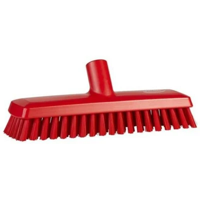 Image de VIKAN 70434 brosse à récurer avec alimentation en eau, 270 mm, polyester, moyen, rouge 7043/4