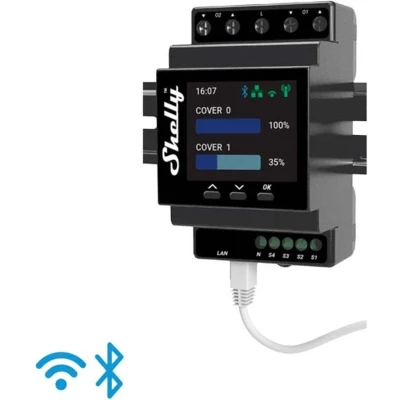 Afbeelding van Shelly Pro Dual Cover &amp; Shutter PM Controller Bluetooth, WiFi