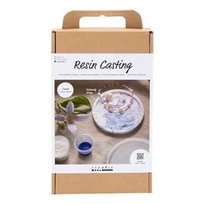 Afbeelding van Hobbyset Creativ Company Hars Gieten dienblad met marmereffect