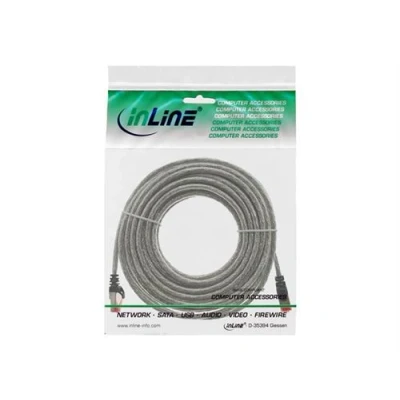 Image de InLine Cordon de raccordement RJ 45 (M) pour 7.5 m Paire torsadée blindée (SSTP) CAT 6 moulé transparent