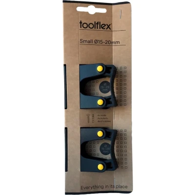 Afbeelding van Toolflex steelklem zwart dia 15/20mm (2st)