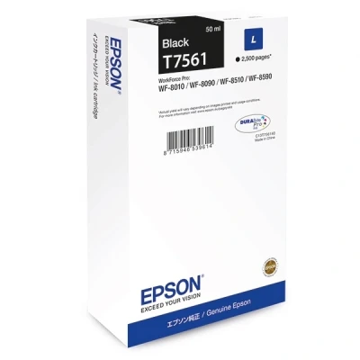 Image de Epson T7561 taille L noir originale cartouche d&#039;encre