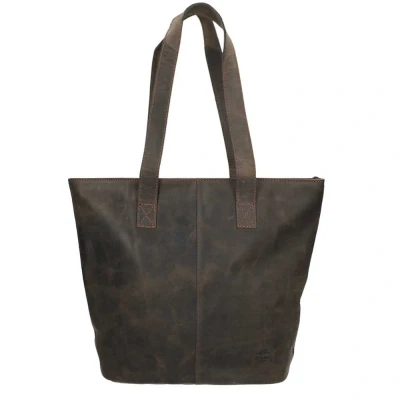 Afbeelding van Bear Design Dark Nature Shopper brown Damestas
