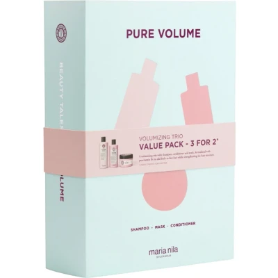 Afbeelding van Maria Nila Pure Volume Beauty Box Pakket 1pakket voor Shampoo Fijn en Dun Haar