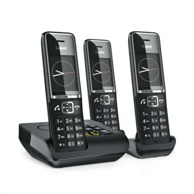 Afbeelding van Gigaset Comfort 550A Trio zwart/chroom