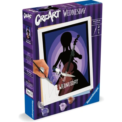 Afbeelding van Ravensburger CreArt Wednesday Schilderen op Nummer