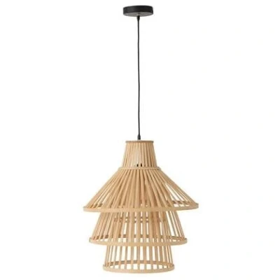 Afbeelding van J Line hanglamp Lagen hout naturel large