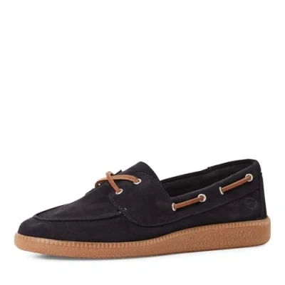 Afbeelding van Tamaris Bootschoenen, Dames, Maat: 42, Navy Leer