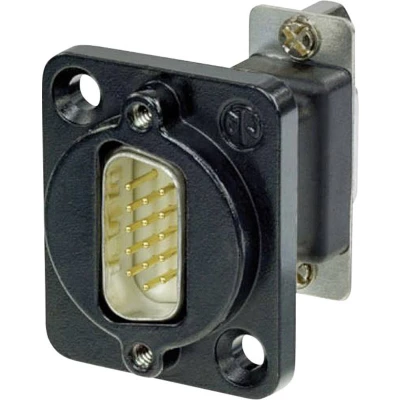 Afbeelding van Neutrik NADB15MF B D sub adapter stekker 15 polig bus 1 stuk(s)