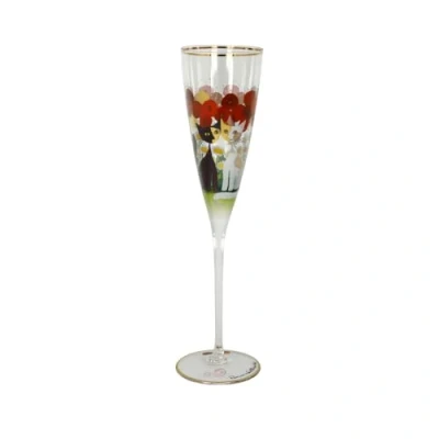 Afbeelding van Goebel Rosina Wachtmeister Champagne Glas Lestate in giardino 27cm met echt goud 100ml