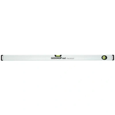 Image de GEDORE RED R94100187 Niveau à bulle en acier inoxydable 1000 mm avec 3 fioles, magnétique, aluminium 3301425
