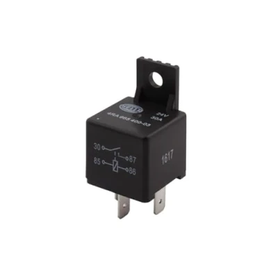 Image de HELLA Relais, courant de travail 24V 4pôle Relais à avec support 4RA 965 400 031