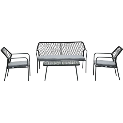 Afbeelding van Turin lounge set 4 delig I Garden Impressions